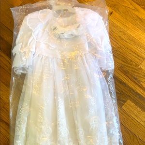 Beautiful Vintage Storybook Heirlooms dress sz 6 like new with headband bow